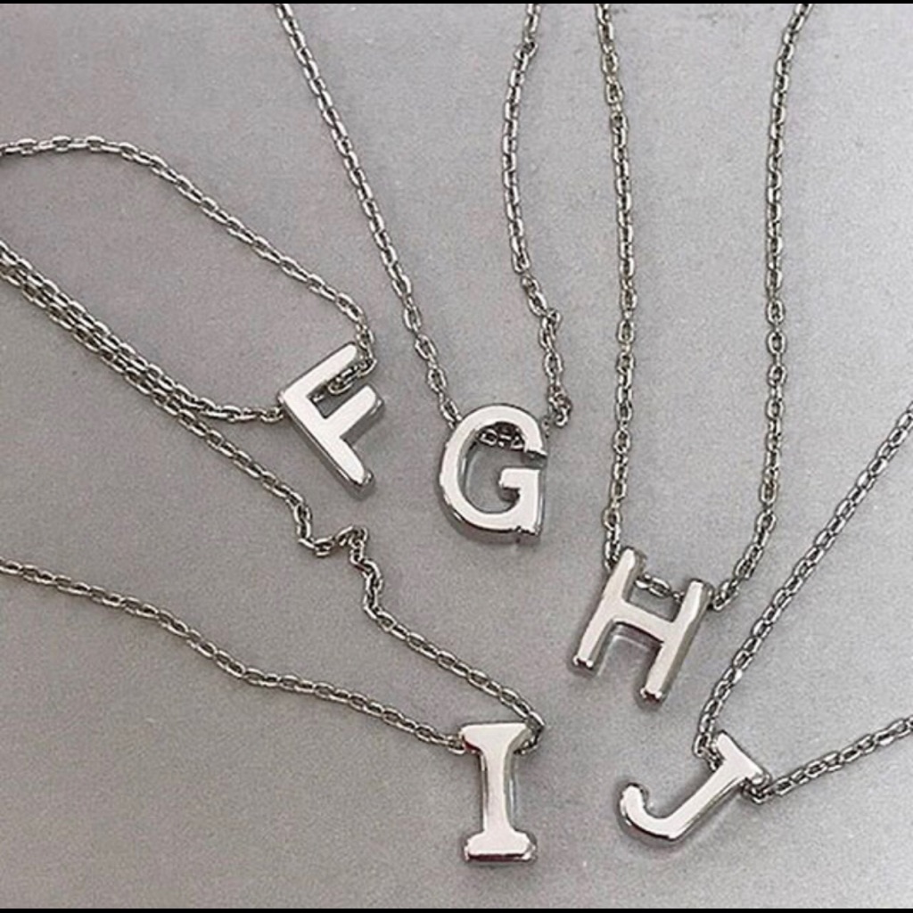 Small Initial Necklaces,Nwt